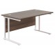 Olton Twin Cantilever  800mm Deep Straight Office Desk